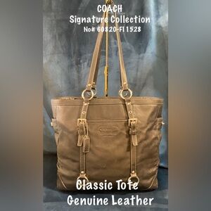COACH Signature Gallery 
Classic Tote No# 60820-F11528